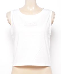 ENVYM | クロップド刺繍タンク                               (タンクトップ)