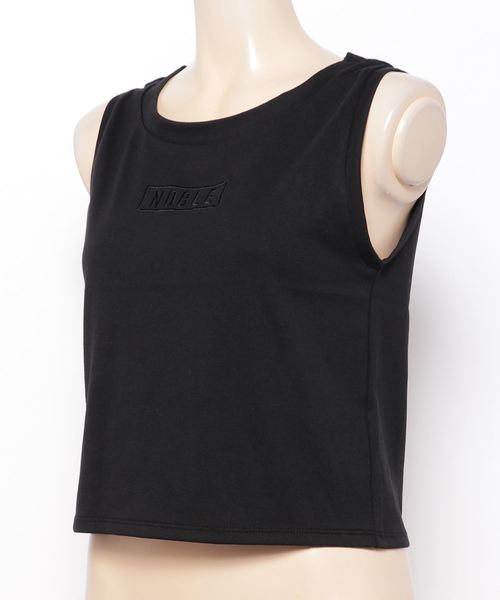 ENVYM（アンビー）の「クロップド刺繍タンク                               （タンクトップ・レディース・ホワイト/ブラック/ピンク/イエロー・FREE）」の5枚目の写真