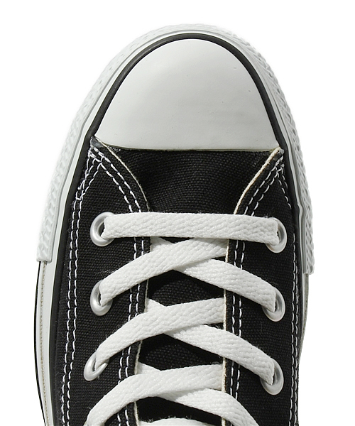 CONVERSE（コンバース）の「◆CONVERSE（コンバース） キャンバスオールスター HI（スニーカー・レディース・ブラック/アイボリー・23cm/24.5cm/25.5cm/24cm）」の8枚目の写真