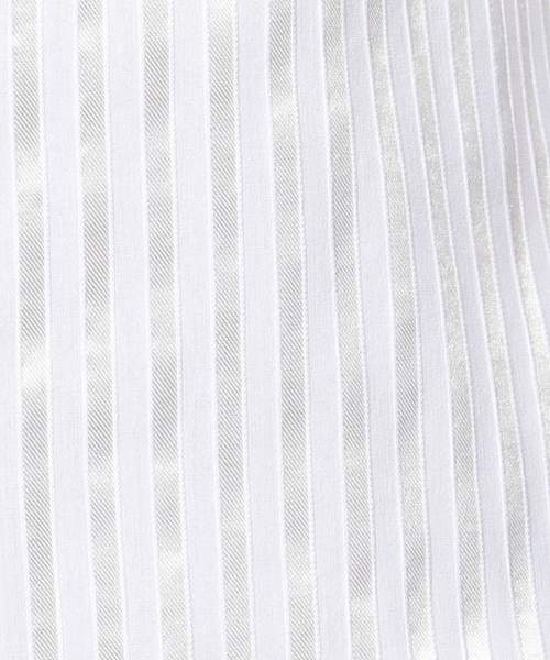 NARACAMICIE(ナラカミーチェ)の「サテンストライプ七分袖シャツ(シャツ/ブラウス・レディース・ホワイト/ネイビー・SMALL/MEDIUM/LARGE)」の12枚目の写真