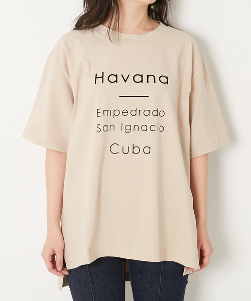 AMERICAN RAG CIE（アメリカンラグシー）の「AMERICAN RAG CIE フロッキープリント ロゴＴ【WEB限定】（Tシャツ/カットソー・レディース・ホワイト/ブラック/ベージュ・FREE）」の15枚目の写真