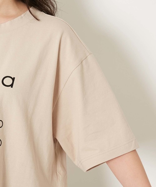 AMERICAN RAG CIE（アメリカンラグシー）の「AMERICAN RAG CIE フロッキープリント ロゴＴ【WEB限定】（Tシャツ/カットソー・レディース・ホワイト/ブラック/ベージュ・FREE）」の21枚目の写真