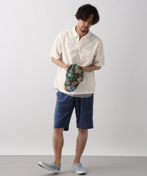 RAGEBLUE（レイジブルー）の「パナマスキッパーシャツ/799842（シャツ/ブラウス・メンズ・ホワイト/ネイビー/ワインレッド/ベージュ・LARGE/SMALL/MEDIUM）」の5枚目の写真