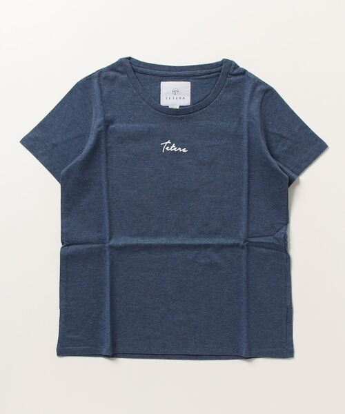 TETERA(テテラ)の「TETERA / テテラ /TETERA T-SH(Tシャツ/カットソー・レディース・ホワイト/カーキ/ネイビー/ブラック・0/1)」の4枚目の写真
