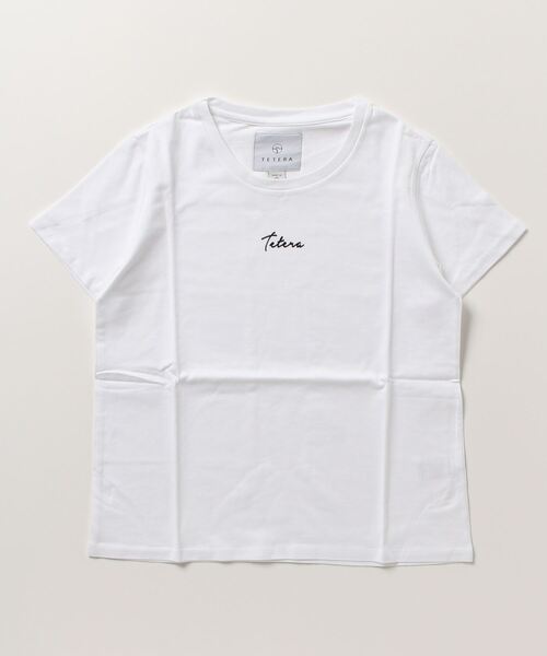 TETERA(テテラ)の「TETERA / テテラ /TETERA T-SH(Tシャツ/カットソー・レディース・ホワイト/カーキ/ネイビー/ブラック・0/1)」の2枚目の写真