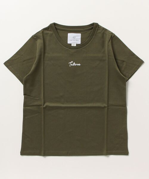TETERA(テテラ)の「TETERA / テテラ /TETERA T-SH(Tシャツ/カットソー・レディース・ホワイト/カーキ/ネイビー/ブラック・0/1)」の3枚目の写真