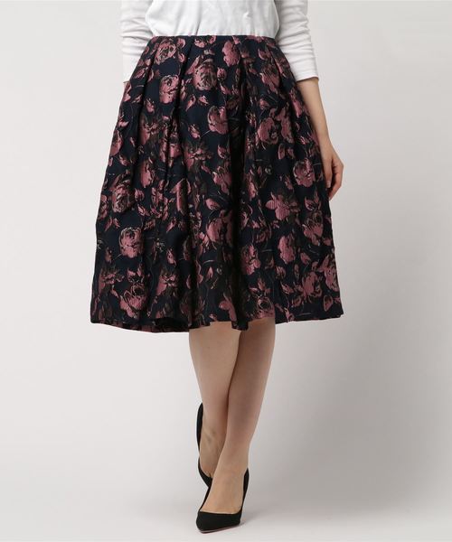 STRAWBERRY FIELDS】＊新品タグ付＊ジャガードスカート どぎつい