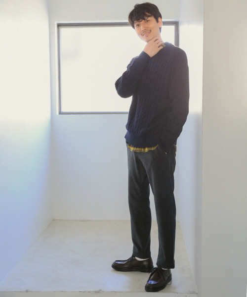 GLOBAL WORK（グローバルワーク）の「WARMコンフォートパンツ/804858（その他パンツ・メンズ・チャコールグレー/ブラック/ブラウン・SMALL/MEDIUM/LARGE）」の5枚目の写真