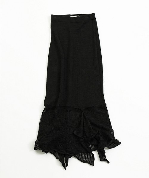 TODAYFUL（トゥデイフル）の「リネンニットスカート（スカート・レディース・ブラック/ベージュ/グリーン系その他・36inch/38inch）」の7枚目の写真