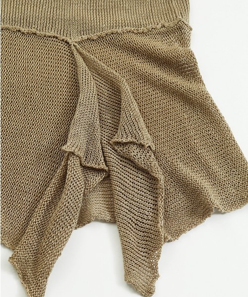 TODAYFUL（トゥデイフル）の「リネンニットスカート（スカート・レディース・ブラック/ベージュ/グリーン系その他・36inch/38inch）」の9枚目の写真