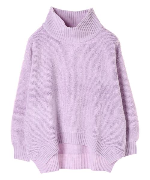 YECCA VECCA（イェッカヴェッカ）の「・ループ編みニットプルオーバー（ニット/セーター・レディース・オフホワイト/ラベンダー/杢グレー・FREE）」の10枚目の写真