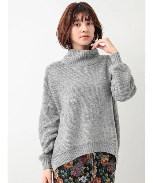 YECCA VECCA（イェッカヴェッカ）の「・ループ編みニットプルオーバー（ニット/セーター・レディース・オフホワイト/ラベンダー/杢グレー・FREE）」の20枚目の写真