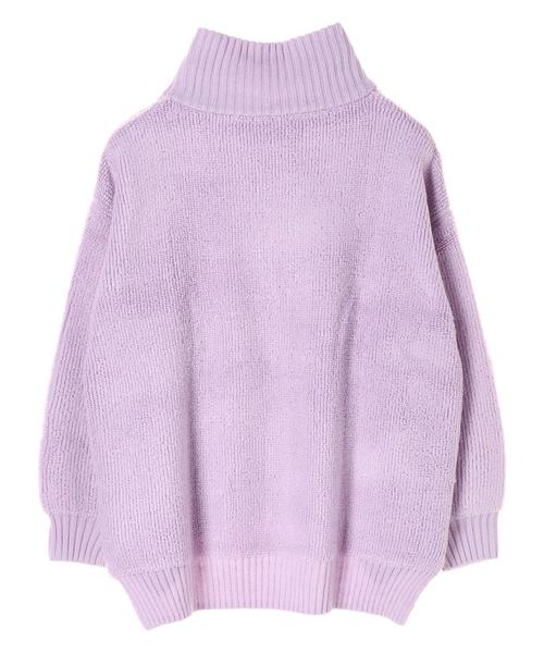 YECCA VECCA（イェッカヴェッカ）の「・ループ編みニットプルオーバー（ニット/セーター・レディース・オフホワイト/ラベンダー/杢グレー・FREE）」の15枚目の写真