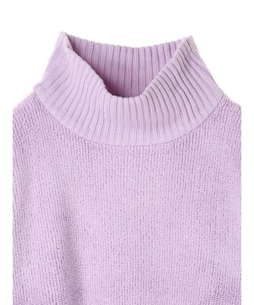 YECCA VECCA（イェッカヴェッカ）の「・ループ編みニットプルオーバー（ニット/セーター・レディース・オフホワイト/ラベンダー/杢グレー・FREE）」の14枚目の写真