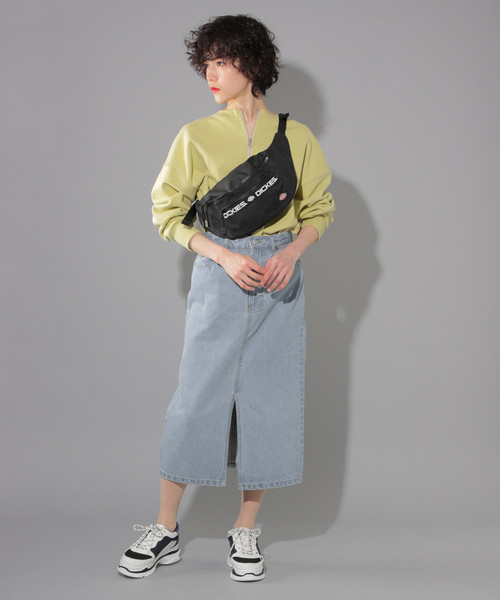 PAGEBOY（ページボーイ）の「デニムナロースカート（デニムスカート・レディース・ライトブルー/ブラック/オフホワイト/サックスブルー・SMALL/MEDIUM）」の9枚目の写真