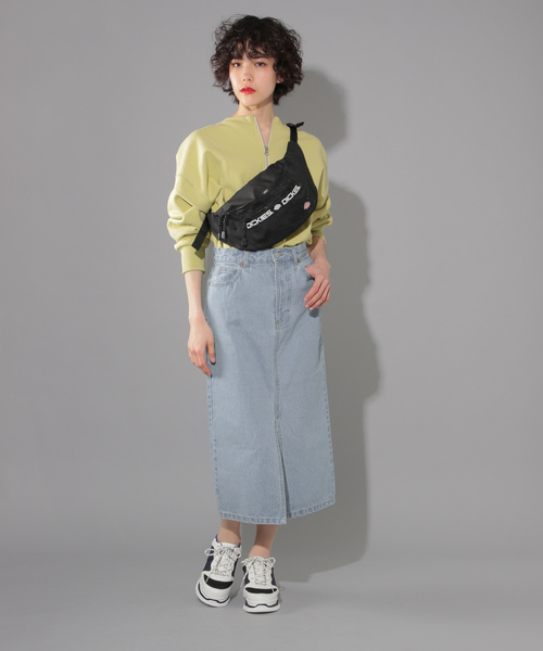 PAGEBOY（ページボーイ）の「デニムナロースカート（デニムスカート・レディース・ライトブルー/ブラック/オフホワイト/サックスブルー・SMALL/MEDIUM）」の10枚目の写真