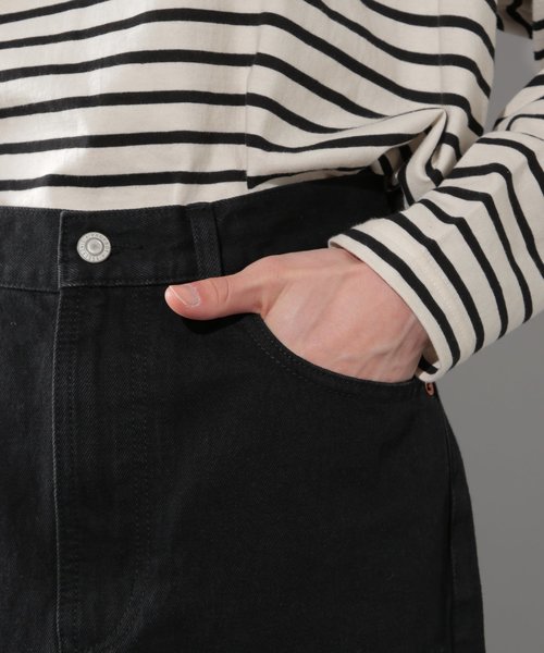 PAGEBOY（ページボーイ）の「デニムナロースカート（デニムスカート・レディース・ライトブルー/ブラック/オフホワイト/サックスブルー・SMALL/MEDIUM）」の21枚目の写真