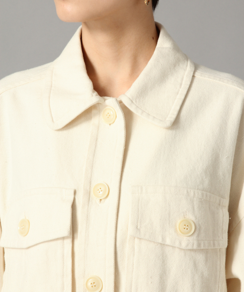 LOWRYS FARM（ローリーズファーム）の「ＣＰＯジャケット　826754（その他アウター・レディース・アイボリー/ベージュ/ブルー/ブラウン・FREE）」の8枚目の写真