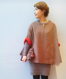 BEARDSLEY（ビアズリー）の「リバーシブルポンチョ（その他アウター