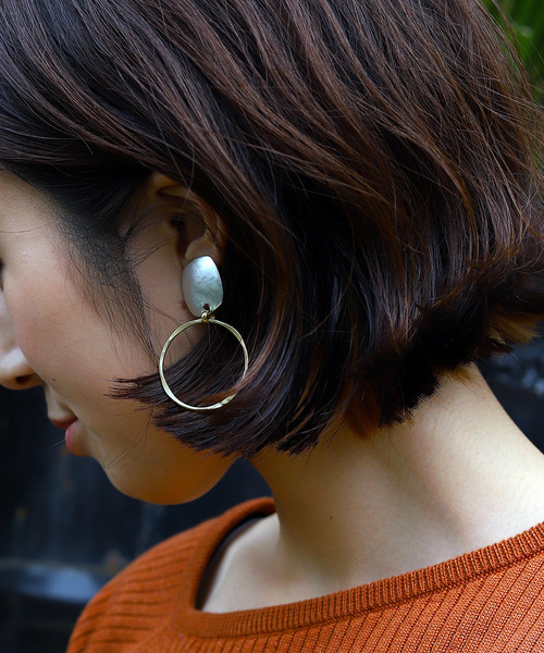 FREAK'S STORE（フリークスストア）の「MARJORIE BAER/マージョリーベア MIXカラーBIGフープクリップ(イヤリング