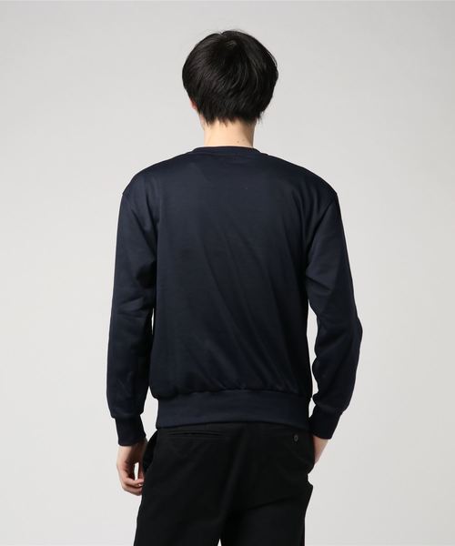 STYLEBLOCK(スタイルブロック)の「ロゴプリント裏毛プルオーバースウェットトレーナー(スウェット・メンズ・杢グレー/ネイビー/ブラック/ホワイト・LL/M/L)」の6枚目の写真