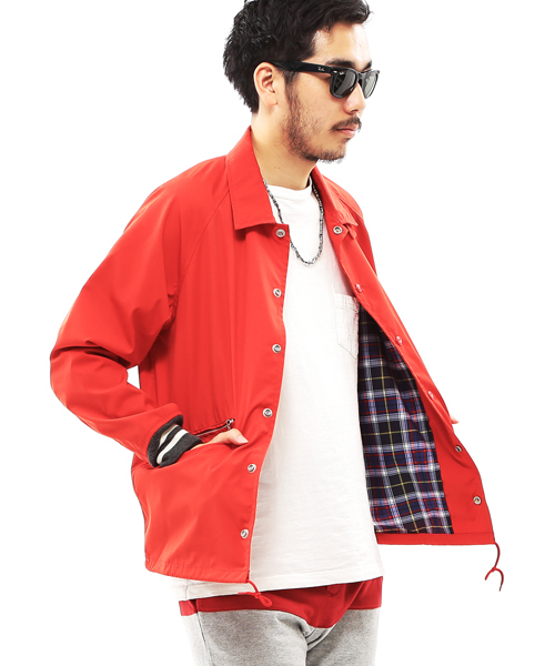 BEAMS PLUS(ビームスプラス)の「○BEAMS PLUS / ウインドブレーカー 14S/S (ブルゾン・メンズ・ネイビー/レッド・X-LARGE/LARGE/SMALL/MEDIUM)」の1枚目の写真
