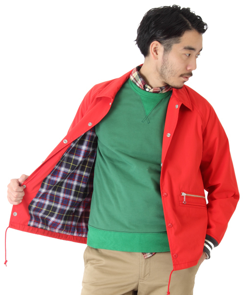 BEAMS PLUS(ビームスプラス)の「○BEAMS PLUS / ウインドブレーカー 14S/S (ブルゾン・メンズ・ネイビー/レッド・X-LARGE/LARGE/SMALL/MEDIUM)」の16枚目の写真