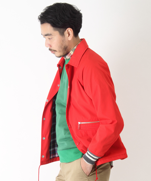 BEAMS PLUS(ビームスプラス)の「○BEAMS PLUS / ウインドブレーカー 14S/S (ブルゾン・メンズ・ネイビー/レッド・X-LARGE/LARGE/SMALL/MEDIUM)」の13枚目の写真