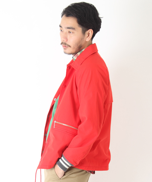 BEAMS PLUS(ビームスプラス)の「○BEAMS PLUS / ウインドブレーカー 14S/S (ブルゾン・メンズ・ネイビー/レッド・X-LARGE/LARGE/SMALL/MEDIUM)」の14枚目の写真