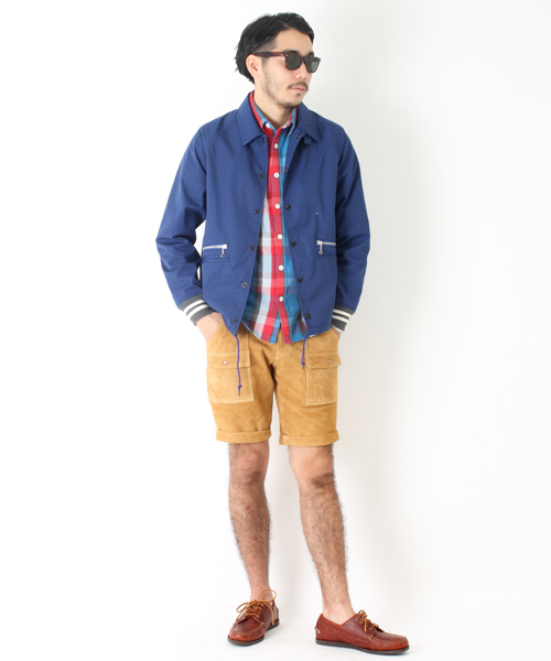 BEAMS PLUS(ビームスプラス)の「○BEAMS PLUS / ウインドブレーカー 14S/S (ブルゾン・メンズ・ネイビー/レッド・X-LARGE/LARGE/SMALL/MEDIUM)」の12枚目の写真
