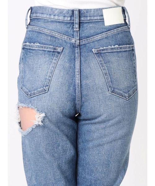 GYDA(ジェイダ)の「サイドダメージペグトップデニムパンツ(デニムパンツ・レディース・ライトブルー/ブルー・SMALL/MEDIUM/X-SMALL)」の8枚目の写真