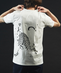 【パンサープリント】VネックTシャツ