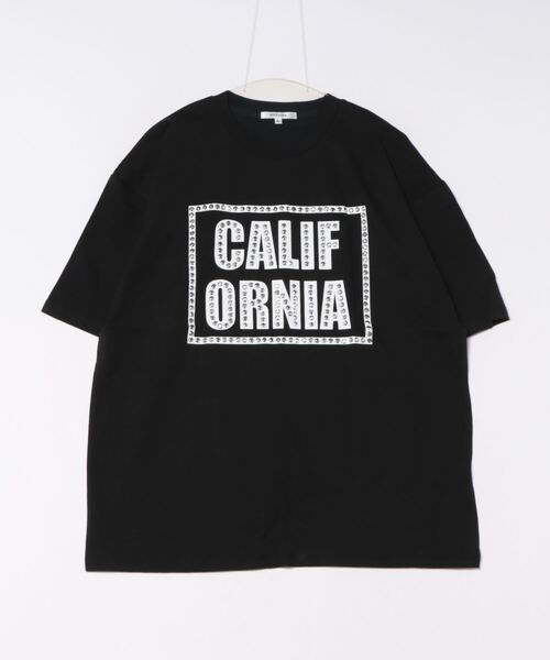 【STONE 】プリントTシャツ セール】ラインストーンホースプリントTシャツ（Tシャツ