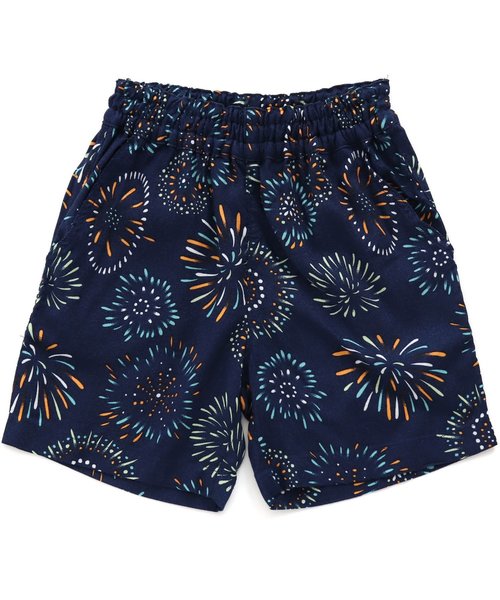 BREEZE(ブリーズ)の「アロハパンツ 【親子でおそろい】(その他パンツ・キッズ・ブラック/キナリ/マスタード/ネイビー・110/120/130/140/80/90/100)」の4枚目の写真