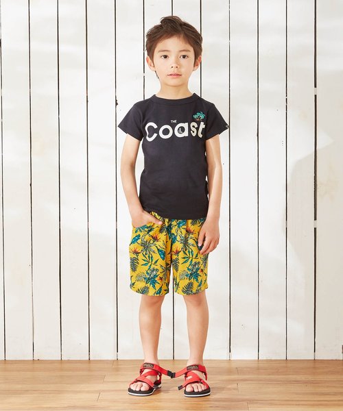 BREEZE(ブリーズ)の「アロハパンツ 【親子でおそろい】(その他パンツ・キッズ・ブラック/キナリ/マスタード/ネイビー・110/120/130/140/80/90/100)」の5枚目の写真