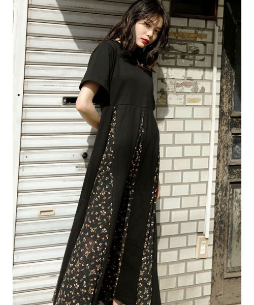 jouetie（ジュエティ）の「アシメブロッキングカットワンピース（ワンピース・レディース・ブラック/その他1/その他2・MEDIUM）」の13枚目の写真