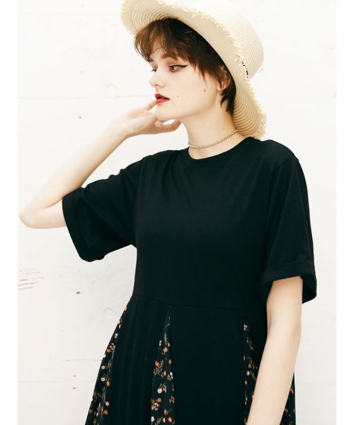 jouetie（ジュエティ）の「アシメブロッキングカットワンピース（ワンピース・レディース・ブラック/その他1/その他2・MEDIUM）」の22枚目の写真