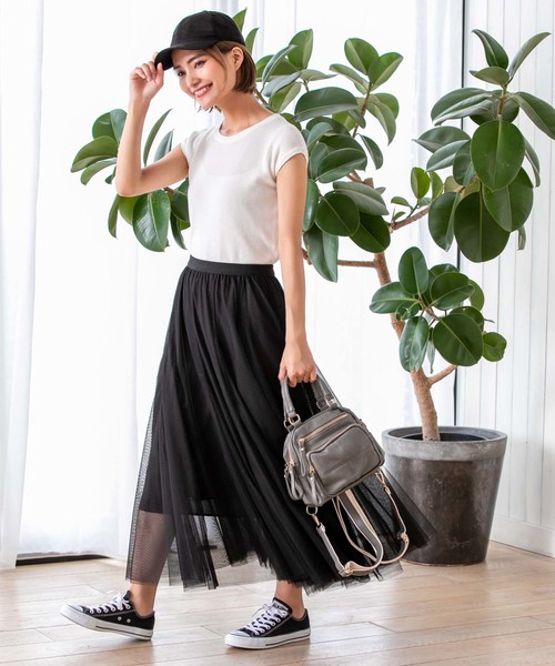 Edit Sheen（エディットシーン）の「ソフトタッチ3wayバッグ（バックパック/リュック・レディース・ブラック/グレー・FREE）」の10枚目の写真