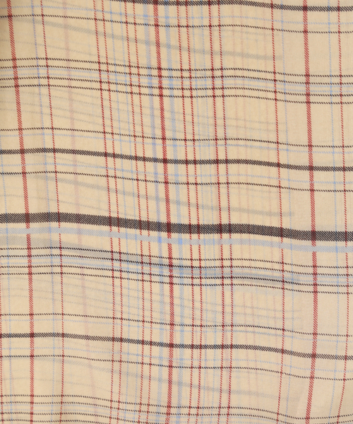 PUNYUS（プニュズ）の「ショート丈シフォンチェックシャツ（シャツ/ブラウス・レディース・ベージュ/ブラック・1/2/3/4）」の10枚目の写真