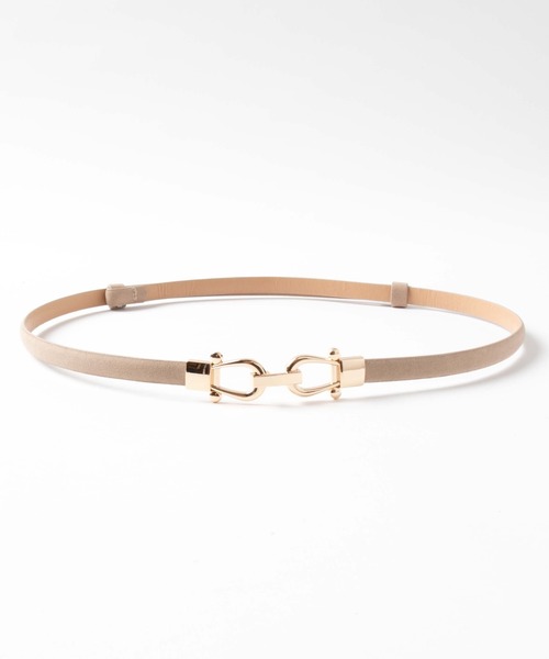 WEGO(ウィゴー)の「WEGO/ビット付スエードベルト(ベルト・レディース・ブラック/ベージュ/ブラウン・FREE)」の7枚目の写真