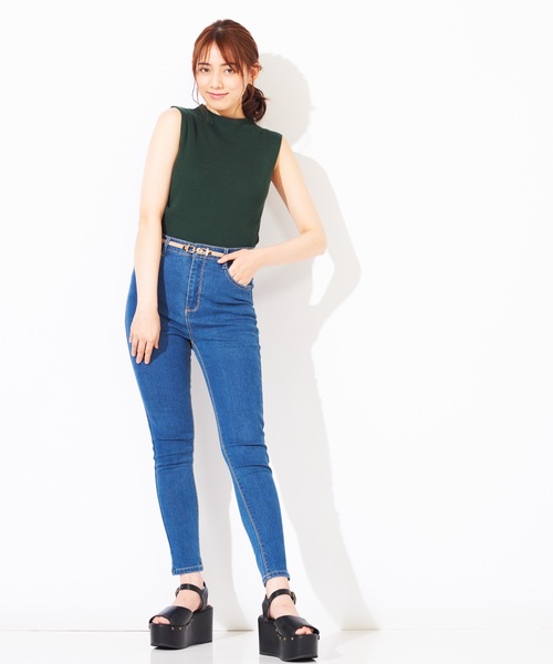 WEGO(ウィゴー)の「WEGO/ビット付スエードベルト(ベルト・レディース・ブラック/ベージュ/ブラウン・FREE)」の13枚目の写真