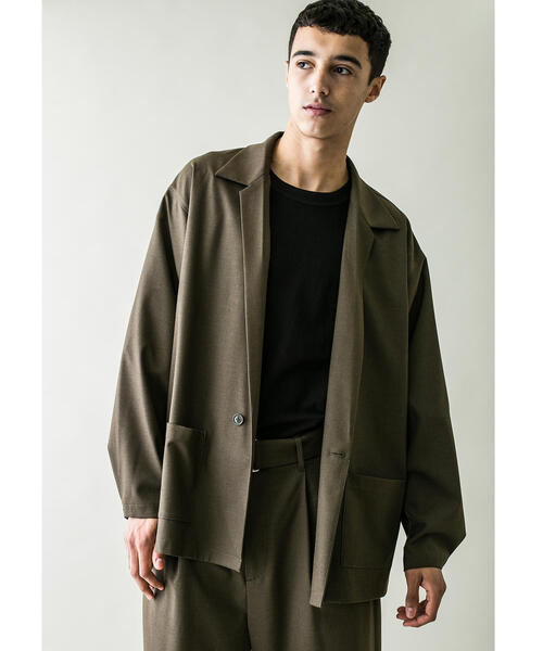 MONKEY TIME(モンキータイム)の「<monkey time> ST TR/TWILL LAPEL SHIRT/シャツ(シャツ/ブラウス・メンズ・ブラック/オリーブ/ベージュ・XL/L/S/M)」の10枚目の写真