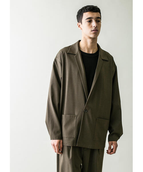 MONKEY TIME(モンキータイム)の「<monkey time> ST TR/TWILL LAPEL SHIRT/シャツ(シャツ/ブラウス・メンズ・ブラック/オリーブ/ベージュ・XL/L/S/M)」の8枚目の写真