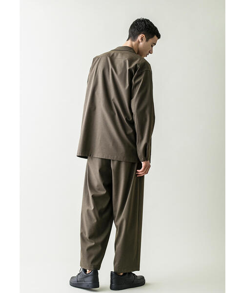 MONKEY TIME(モンキータイム)の「<monkey time> ST TR/TWILL LAPEL SHIRT/シャツ(シャツ/ブラウス・メンズ・ブラック/オリーブ/ベージュ・XL/L/S/M)」の4枚目の写真