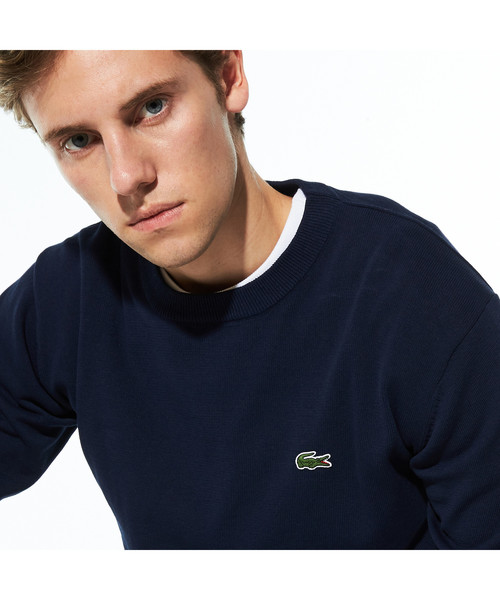 LACOSTE(ラコステ)の「ニットロングスリーブTシャツ(Tシャツ/カットソー・メンズ・ネイビー/オフホワイト/バーガンディー・2/4/3/5)」の14枚目の写真