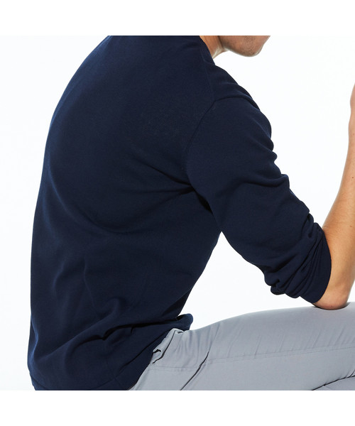 LACOSTE(ラコステ)の「ニットロングスリーブTシャツ(Tシャツ/カットソー・メンズ・ネイビー/オフホワイト/バーガンディー・2/4/3/5)」の15枚目の写真