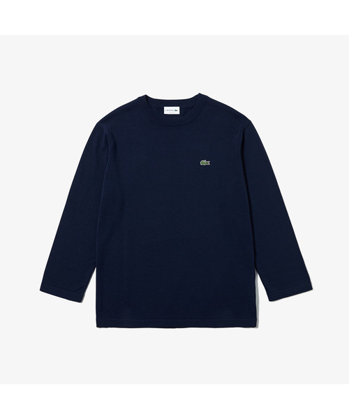 LACOSTE(ラコステ)の「ニットロングスリーブTシャツ(Tシャツ/カットソー・メンズ・ネイビー/オフホワイト/バーガンディー・2/4/3/5)」の9枚目の写真