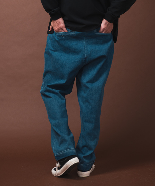 YARD PLUS（ヤードプリュス）の「YARD PLUS 2タックデニムパンツ（デニムパンツ・メンズ・インディゴブルー/ライトインディゴブルー・MEDIUM/LARGE）」の12枚目の写真