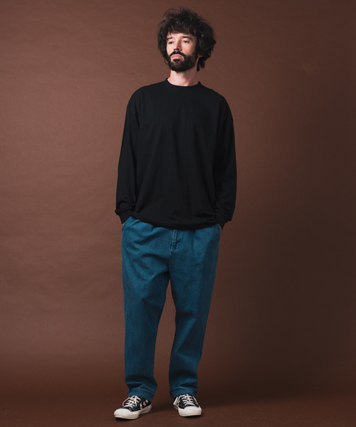 YARD PLUS（ヤードプリュス）の「YARD PLUS 2タックデニムパンツ（デニムパンツ・メンズ・インディゴブルー/ライトインディゴブルー・MEDIUM/LARGE）」の14枚目の写真