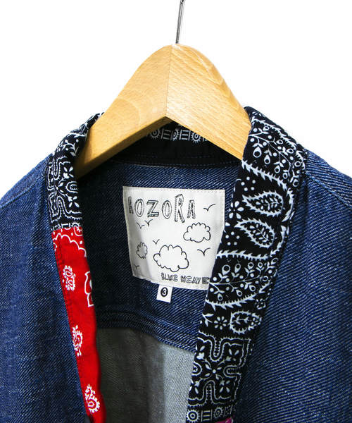 AOZORA（アオゾラ）の「AOZORA/アオゾラ バンダナカーディガン 